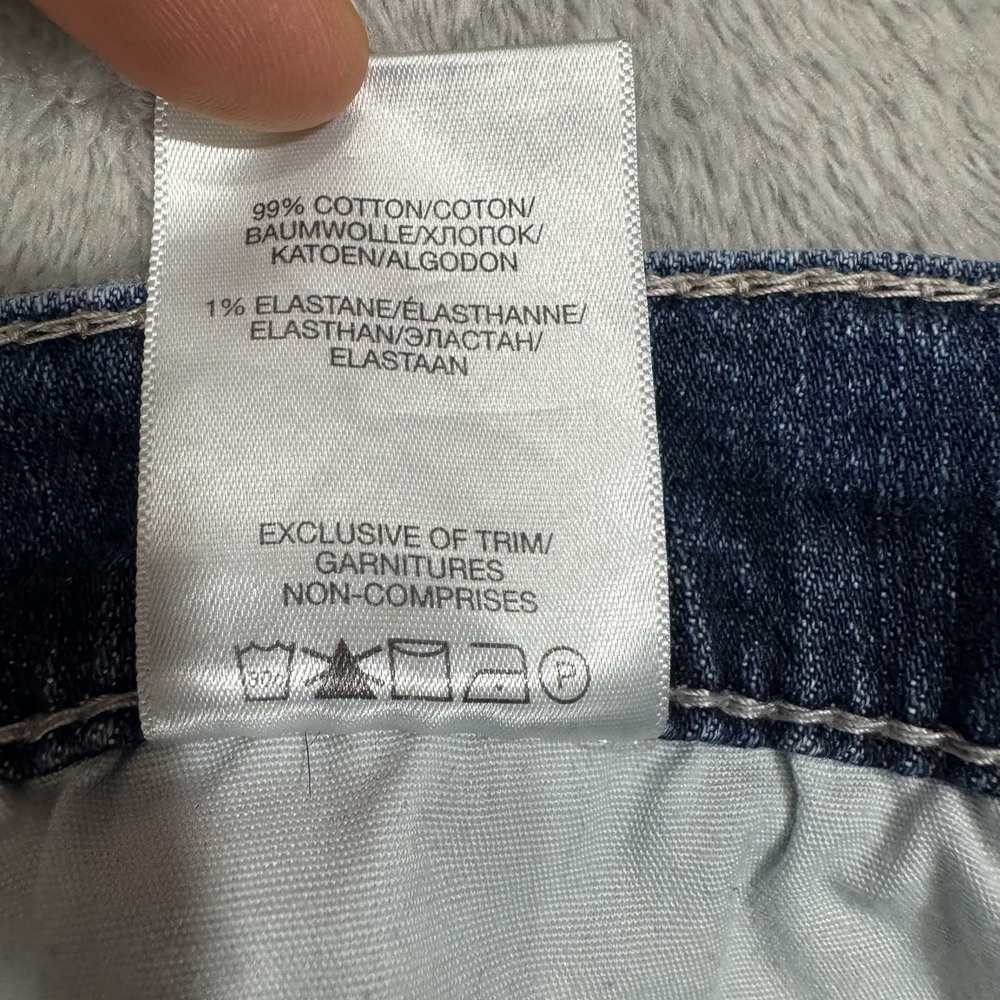 Silver Jeans Co Mens 40x30 Gordie Blue Loose Relaxed Straight Stretch Whiskered - Picture 4 of 16